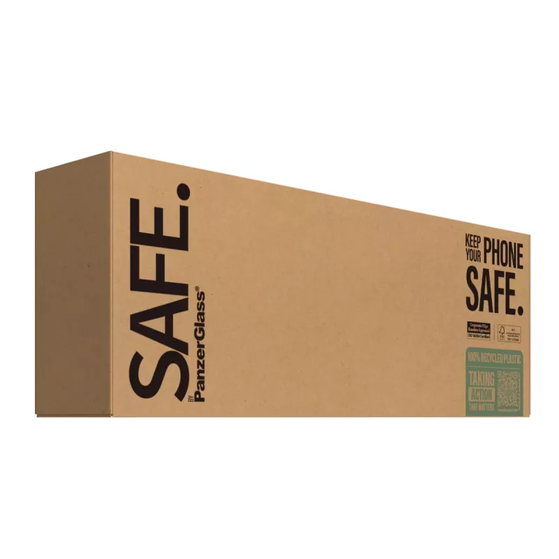 PanzerGlass SAFE. by ® TPU -kotelo musta iPhone 16 Pro Max | Bulk