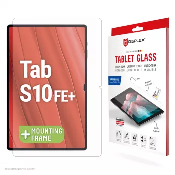 Displex Tablet Glass (9H) Samsung Galaxy Tab S10 FE+:lle, Eco-asennuskehys, särkymätön