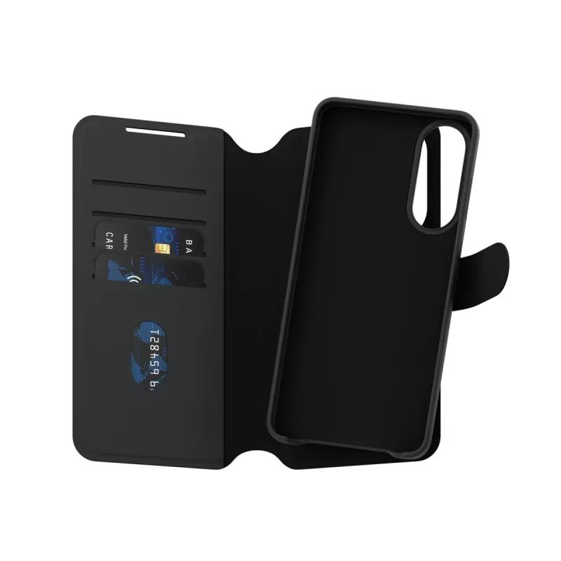 PanzerGlass CARE™ by ® Tango 2-in-1-lompakkokotelo Qi-yhteensopiva Samsung S25 Edge