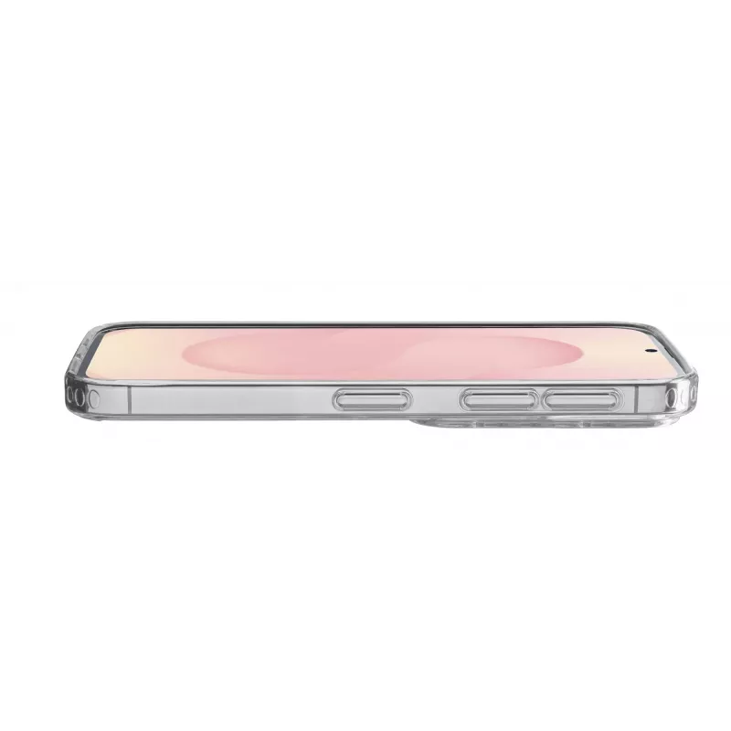 Cellularline Clear Strong – Galaxy S25 Edge kova kuori kumireunoilla