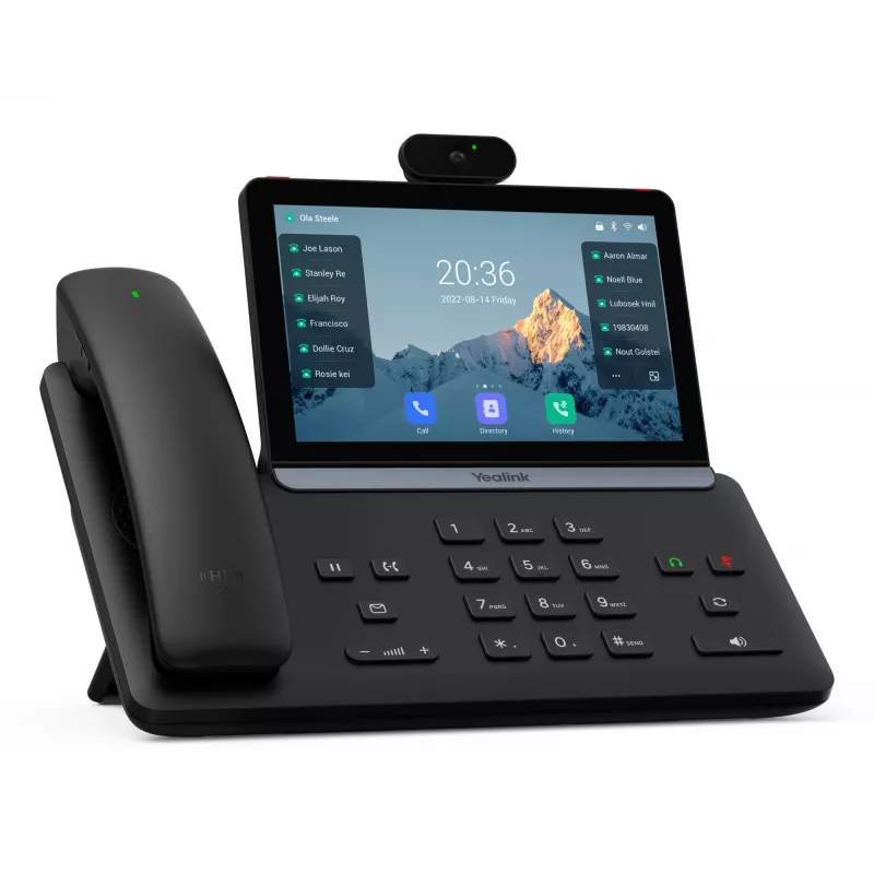 IP-pöytäpuhelin Yealink SIP-T88V Pro – kosketusnäyttö, HD-ääni, SIP
