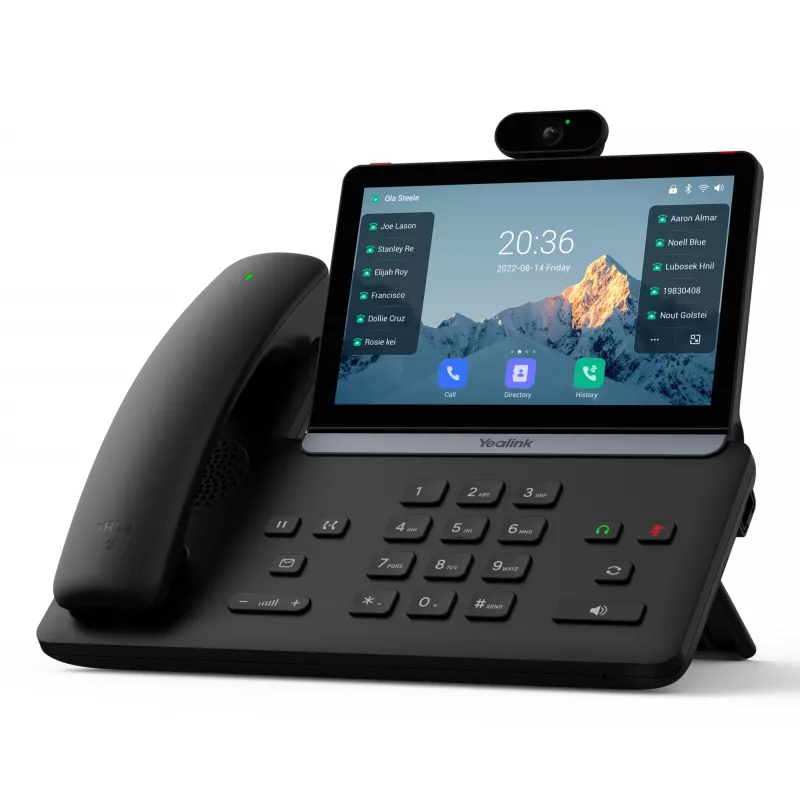 IP-pöytäpuhelin Yealink SIP-T88V Pro – kosketusnäyttö, HD-ääni, SIP