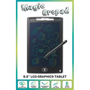 Cellularline LCD Magic Artpad 8,5" piirtotabletti, musta