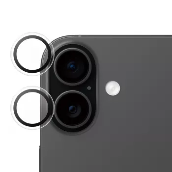 PanzerGlass SAFE -kameran linssinsuoja iPhone 17 16 16 Plus, naarmuuntumaton, iskunkestävä, läpinäkyvä