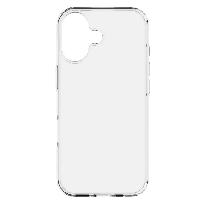 Cellularline Clear Protect – iPhone 17 kova kuori kumireunoilla