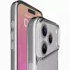 Cellularline Clear Protect - iPhone 17 Pro kova kuori kumireunoilla