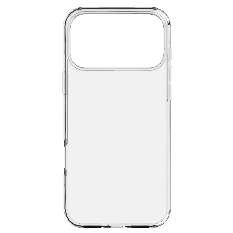 Cellularline Clear Protect - iPhone 17 Pro Max kova kuori kumireunoilla
