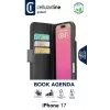 Cellularline Book Agenda – nahkajäljitelmäinen kirjakotelo magneettisulkimella iPhone 17:lle