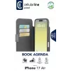 Cellularline Book Agenda – iPhone Air nahkajäljitelmäinen kirjakotelo magneettisulkimella