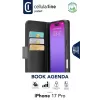 Cellularline Book Agenda – iPhone 17 Pro nahkajäljitelmäinen kirjakotelo magneettisulkimella
