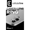 Cellularline kameralinssirengas - iPhone 17 karkaistu lasi kameransuojaukseen