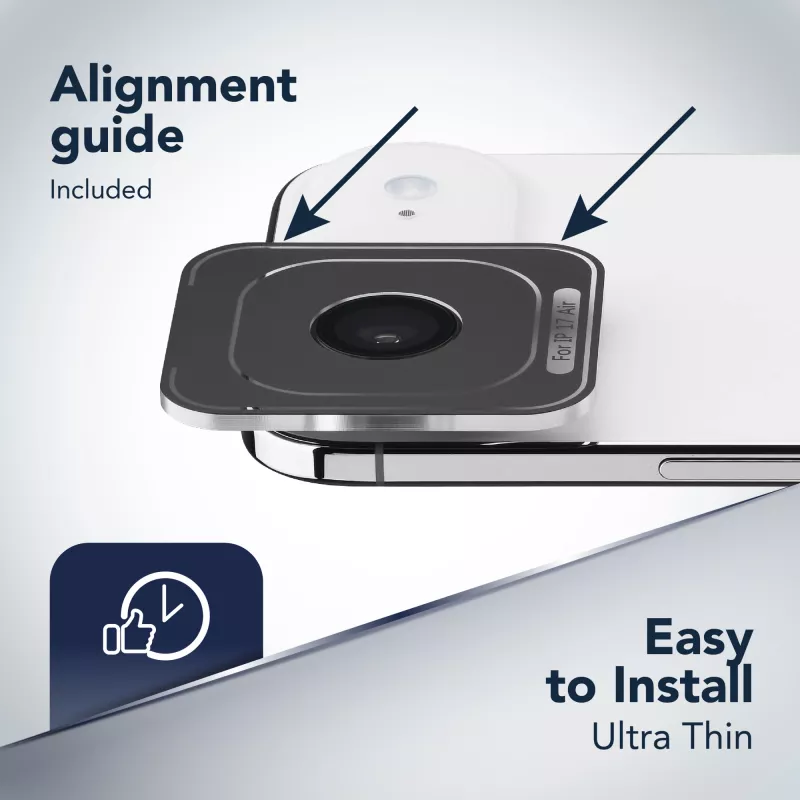 Cellularline Camera Lens Ring - iPhone Air karkaistu lasi kameransuojaukseen