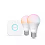 Philips Hue White and colour ambience Essential aloituspaketti: 2 E27 älylamppua (806 lm)