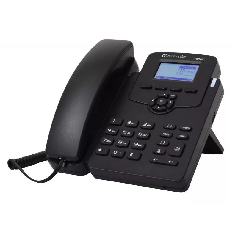 AudioCodes 405HD IP-puhelin PoE GbE musta
