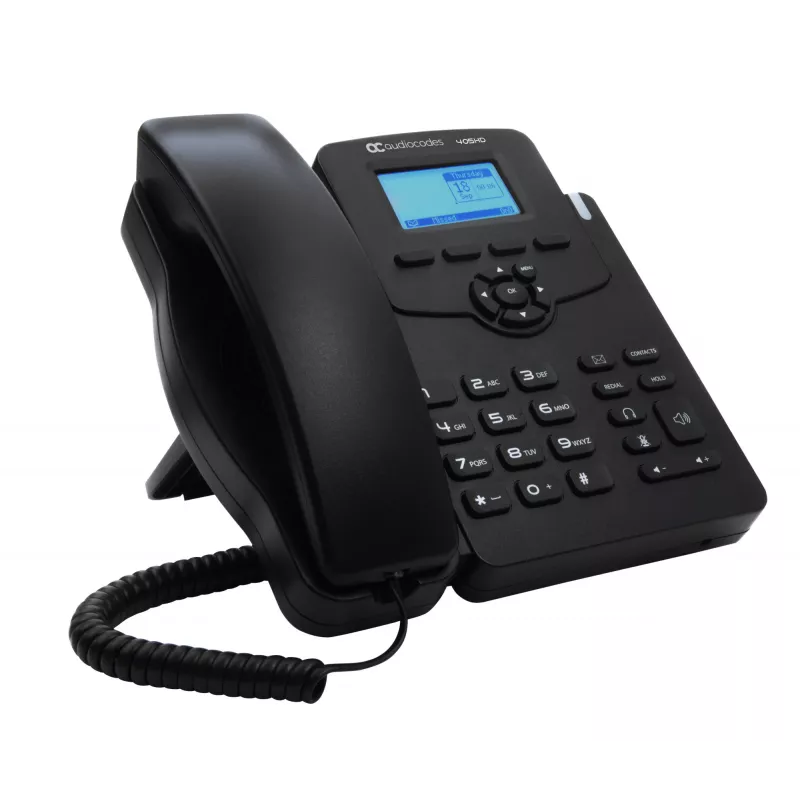 AudioCodes 405HD IP-puhelin PoE GbE musta