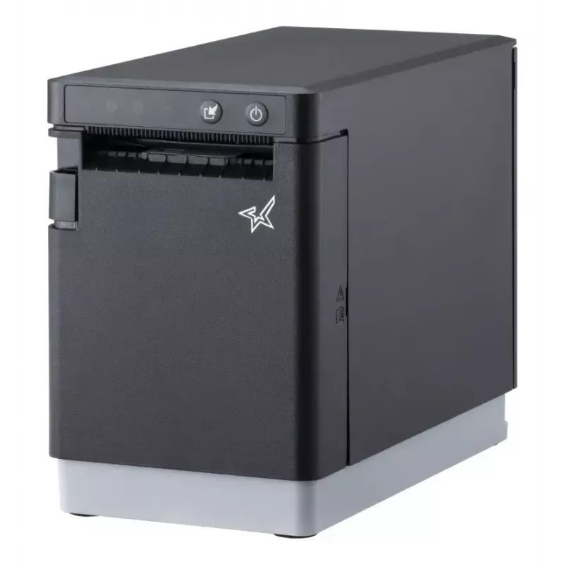 Tarratulostin Star Micronics mC-Label2 — suoratermo 300x300 DPI, 180 mm/s, 20–60 mm leveys, Ethernet/WLAN/Bluetooth
