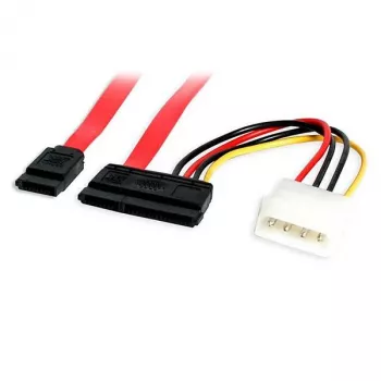 StarTech.com 45,7 cm SATA Serial ATA data- ja virtayhdistelmäkaapeli