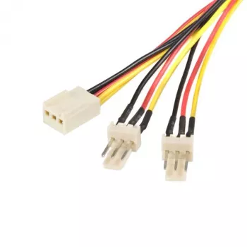 StarTech.com 30cm TX3-tuuletinvirtahaaroituskaapeli, Molex (3-pin), 2 x Molex (3-pin), 0,3 m, uros, naaras, suora