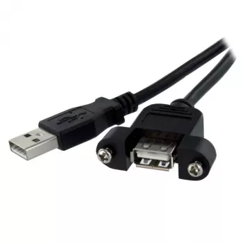 StarTech.com 1 ft paneeliasennettava USB-kaapeli A - A - F/M