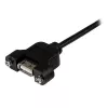 StarTech.com 1 ft paneeliasennettava USB-kaapeli A - A - F/M