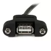 StarTech.com 1 ft paneeliasennettava USB-kaapeli A - A - F/M