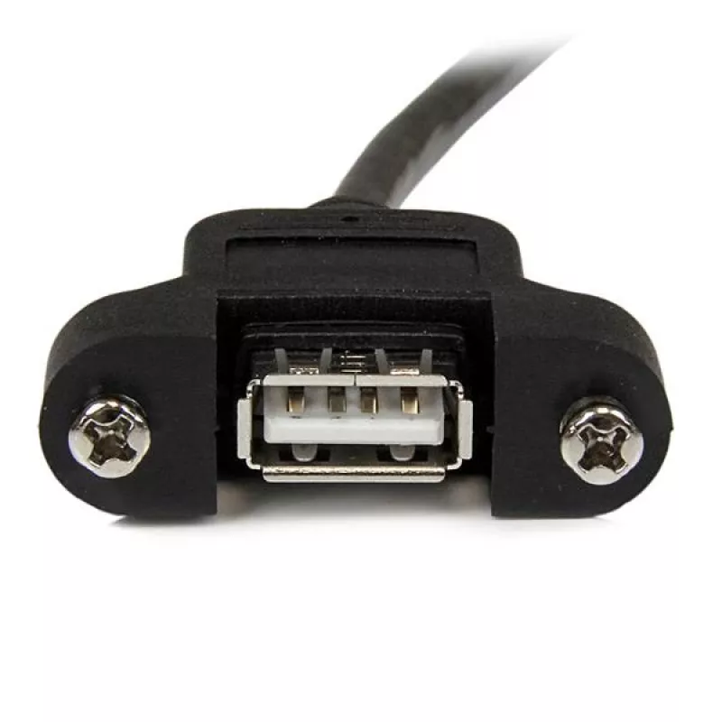 StarTech.com 1 ft paneeliasennettava USB-kaapeli A - A - F/M