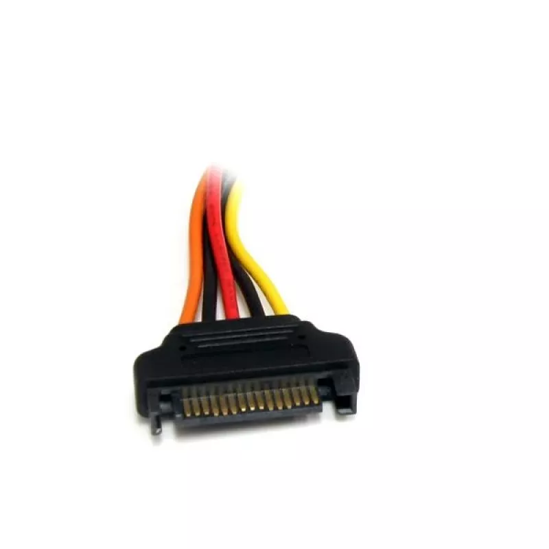 StarTech.com 8in 15-pin SATA-virtajakokaapeli, 0,2032 m, plugi, liitäntä, monivärinen, 17 g, 125 mm
