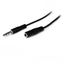 StarTech.com 1 m ohut 3,5 mm stereo-audiojatkokaapeli – M/F