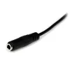 StarTech.com 1 m ohut 3,5 mm stereo-audiojatkokaapeli – M/F