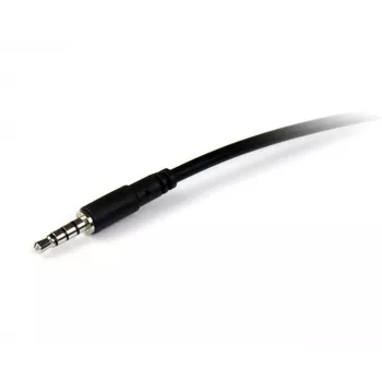 StarTech.com 1 m 3,5 mm 4-napainen TRRS-headset-jatkokaapeli – plugi/liitäntä