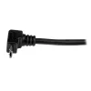 StarTech.com 2 m Micro-USB-kaapeli - A - Micro B kulmikas, 2 m, USB A, Micro-USB B, USB 2.0, uros/uros, musta