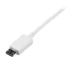 StarTech.com 2 m valkoinen Micro-USB-kaapeli - A - Micro B