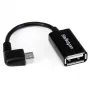 StarTech.com 5in kulmikas Micro-USB - USB-OTG-isäntäsovitin M/F
