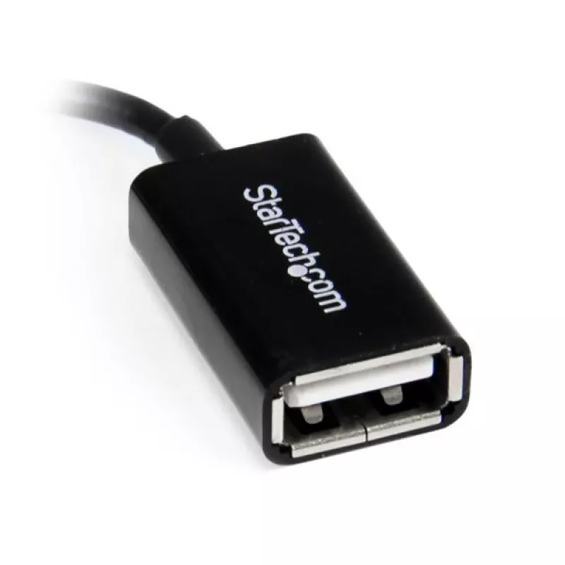 StarTech.com 5in kulmikas Micro-USB - USB-OTG-isäntäsovitin M/F