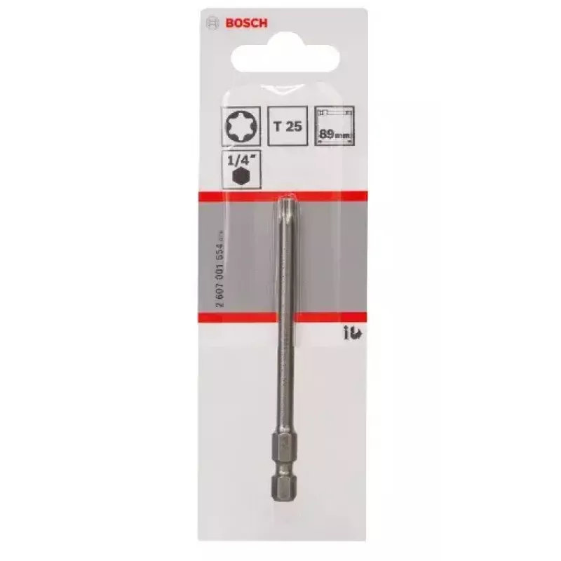 Ruuvauskärki Bosch 2607001654 T25 erittäin kova 89mm