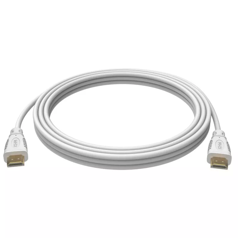 Techly ICOC HDMI-4-010NWT HDMI-kaapeli 1 m HDMI tyyppi A (standardi) valkoinen