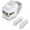 Keystone-moduuli Trendnet TC-K05LC litteä valkoinen LC-liitin