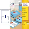 Avery Zweckform C32250-25 CD-koteloiden etulehdet, 118 x 151 mm, valkoinen, 25 arkkia