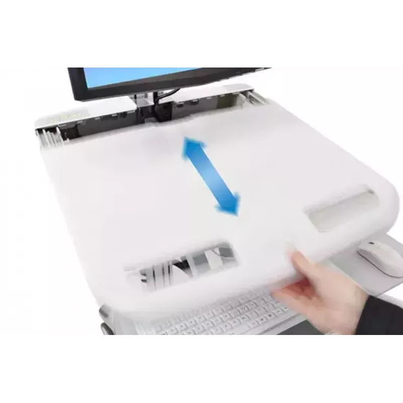 Ergotron StyleView -multimediavaunu, alumiini, harmaa, valkoinen