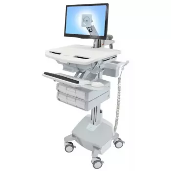 Ergotron StyleView -multimediavaunu, alumiini, harmaa, valkoinen