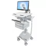 Ergotron StyleView -multimediavaunu, alumiini, harmaa, valkoinen