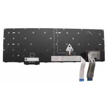 Lenovo 5N21M40165 vaihtonäppäimistö ThinkPad T16 Gen 3 -malliin, taustavalaistu, belgialainen asettelu, musta