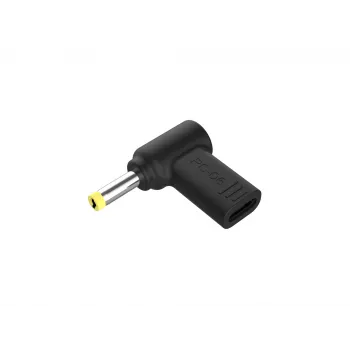 Conceptronic ABBY15PC06 DC–USB-C-adapteri, Lenovo/Asus/Acer/Toshiba 4,0x1,7 mm, 18–20 V