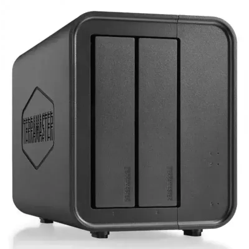 TerraMaster D2-320 levyjärjestelmä, 2 asemaa, HDD SSD, kompakti, pöytämalli