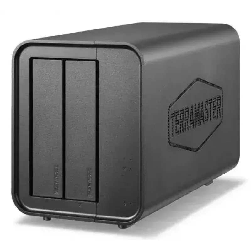 TerraMaster D2-320 levyjärjestelmä, 2 asemaa, HDD SSD, kompakti, pöytämalli