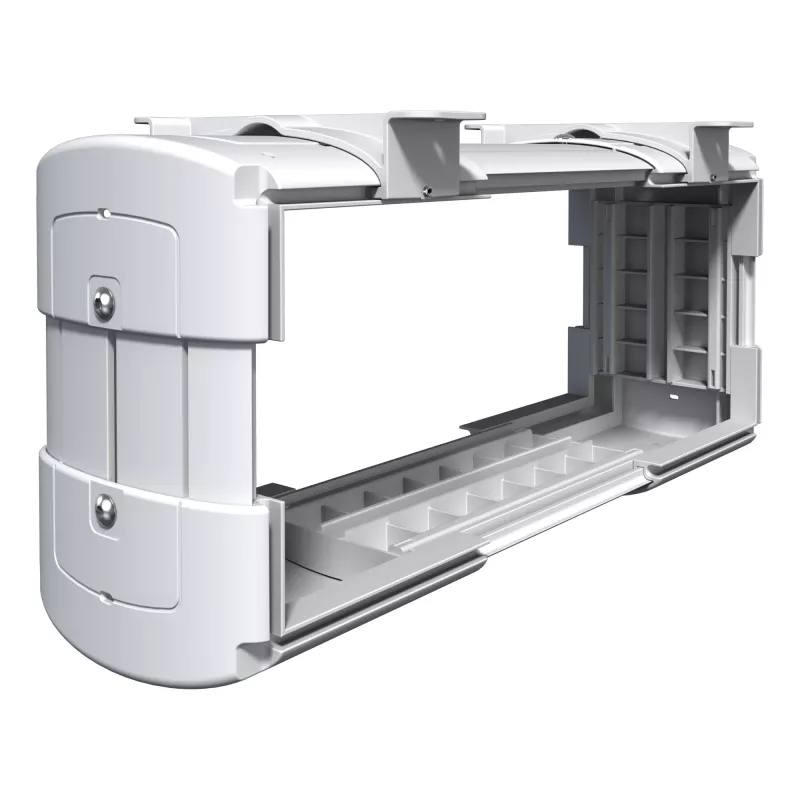 Dataflex Viewlite tietokoneteline - pöytä 100, 30 kg, ABS-muovi, valkoinen