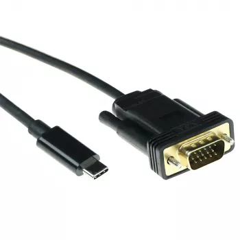 USB Type-C - VGA-muunnoskaapeli ACT SB0032 2 metriä