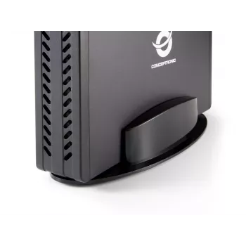 Conceptronic 3,5 tuuman kiintolevykotelo, HDD-kotelo, 3,5 tuumaa, Serial ATA, Serial ATA II, Serial ATA III, 0,48 Gbit/s, USB-liitäntä, musta