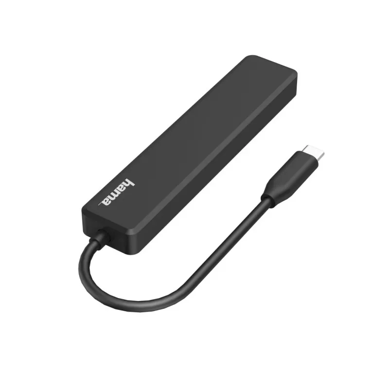 Hama USB-C-keskitin, moniporttinen, 5 porttia, 3x USB-A, USB-C, HDMI