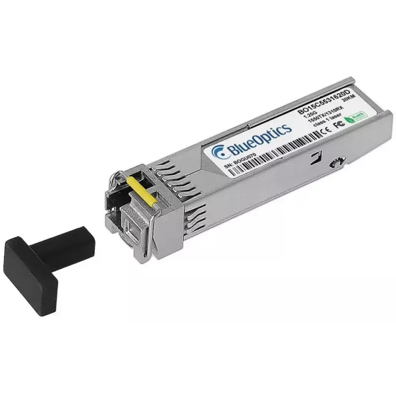 SFP-lähetin-vastaanotinmoduuli BlueOptics SFP-GIG-BB LX/LC EEC-BO kuitu 20000 m